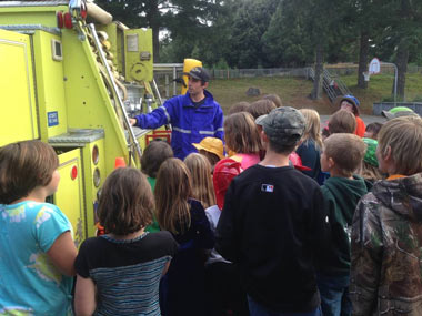 KFPD at Kneeland School